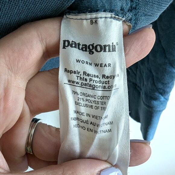 Patagonia Men's Organic Cotton Quilt Snap-T Pullover Size XS Blue - Picture 7 of 8